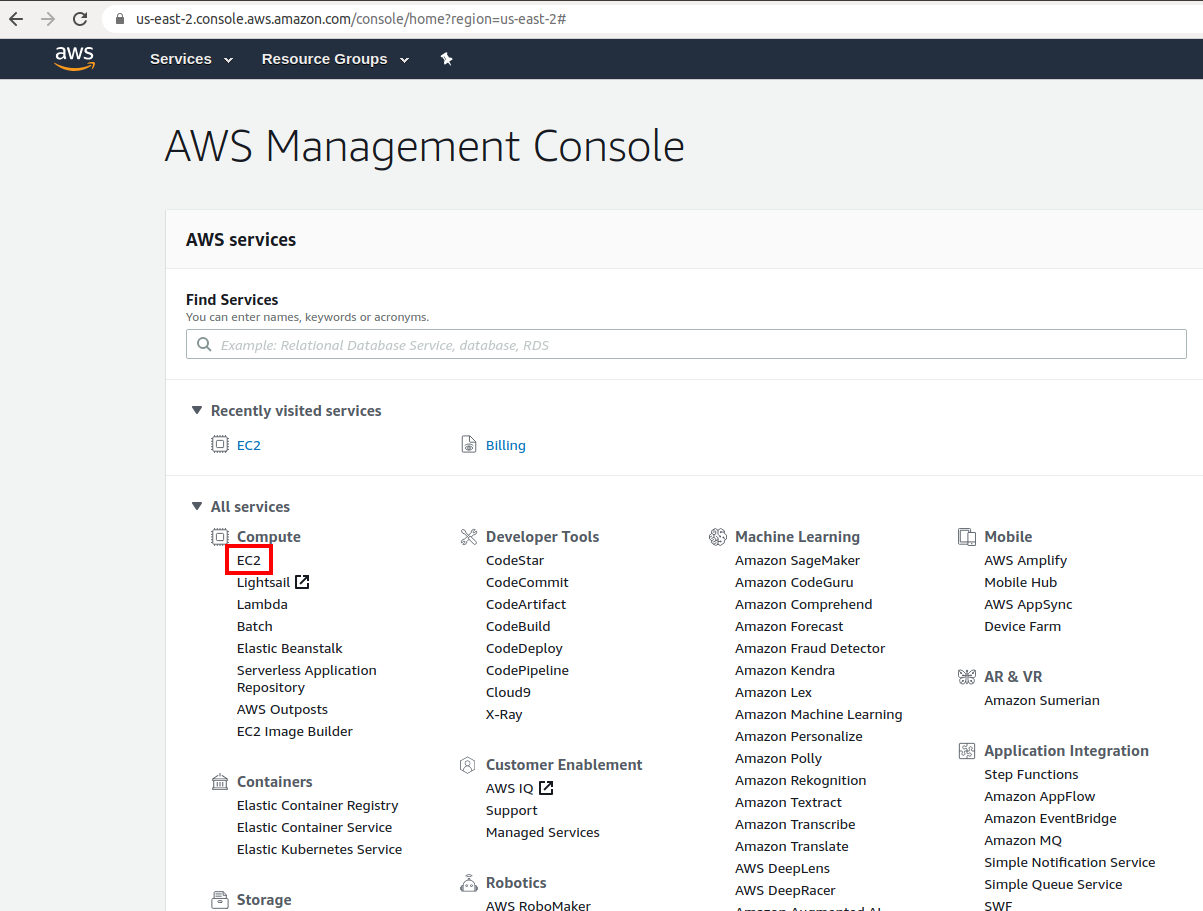 AWS Management Console